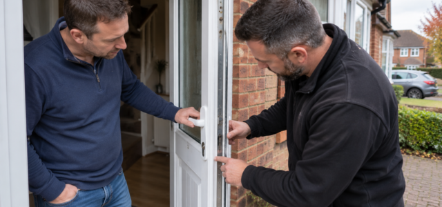 UPVC door key turns but won't lock Woodley